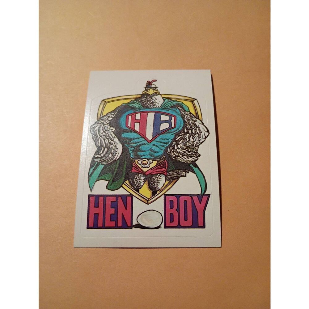 1983 General Mills Zero Heroes Trading Card Sticker Card Vintage #13